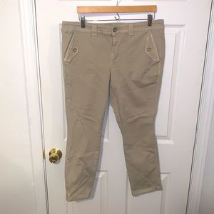 Khaki Capri